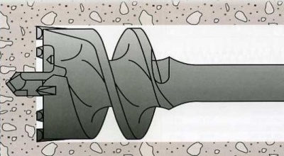 Проломной бур SDS MAX 70x550мм по бетону